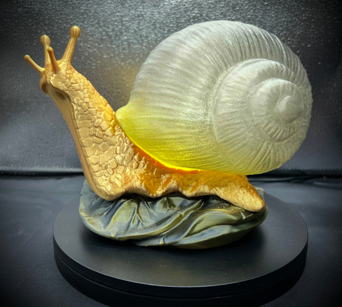 Ultra Portable Lemon Cloud Snail Lamp
