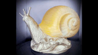 Enchanting Bronze Beach Snail Lamp