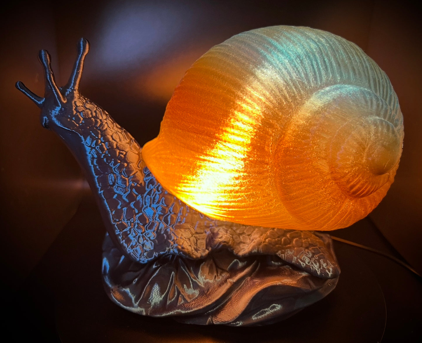 Enchanting Pacific Sunset Snail Lamp