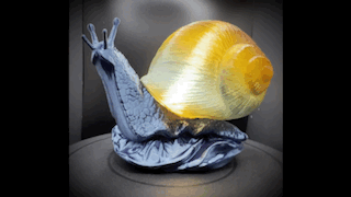Enchanting Pacific Sunset Snail Lamp