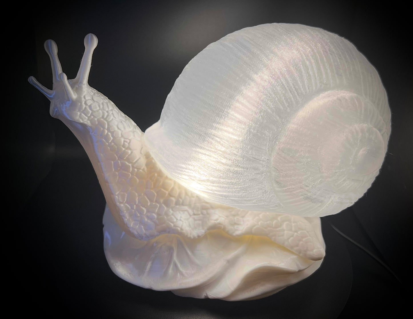Enchanting Spun Sugar Snail Lamp