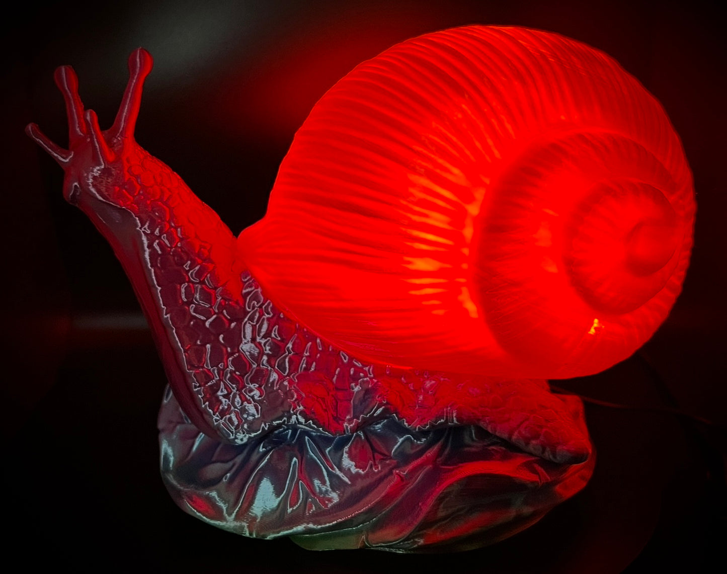 Enchanting Mimosa Tree Snail Lamp