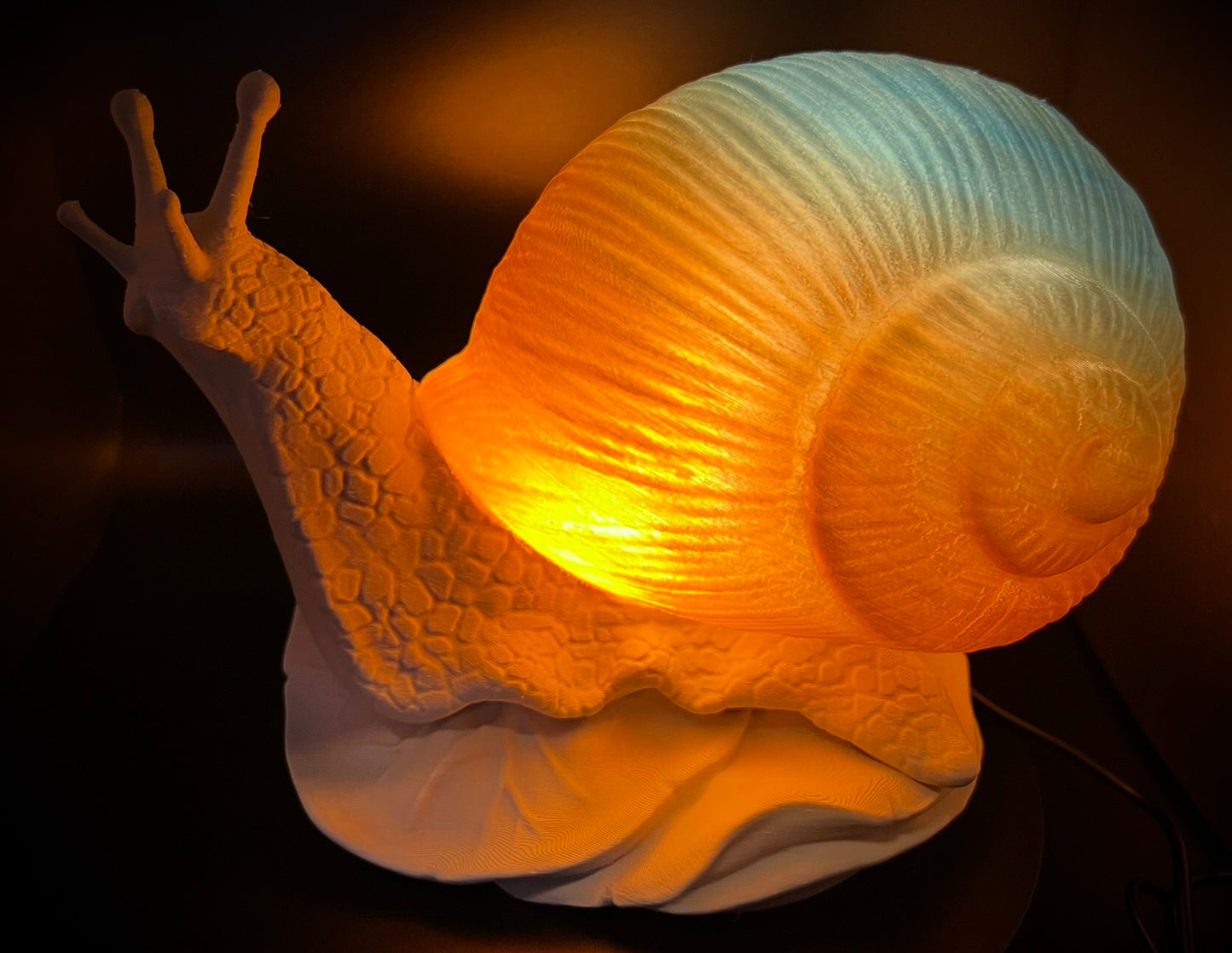 Enchanting Mesa Horizon Snail Lamp