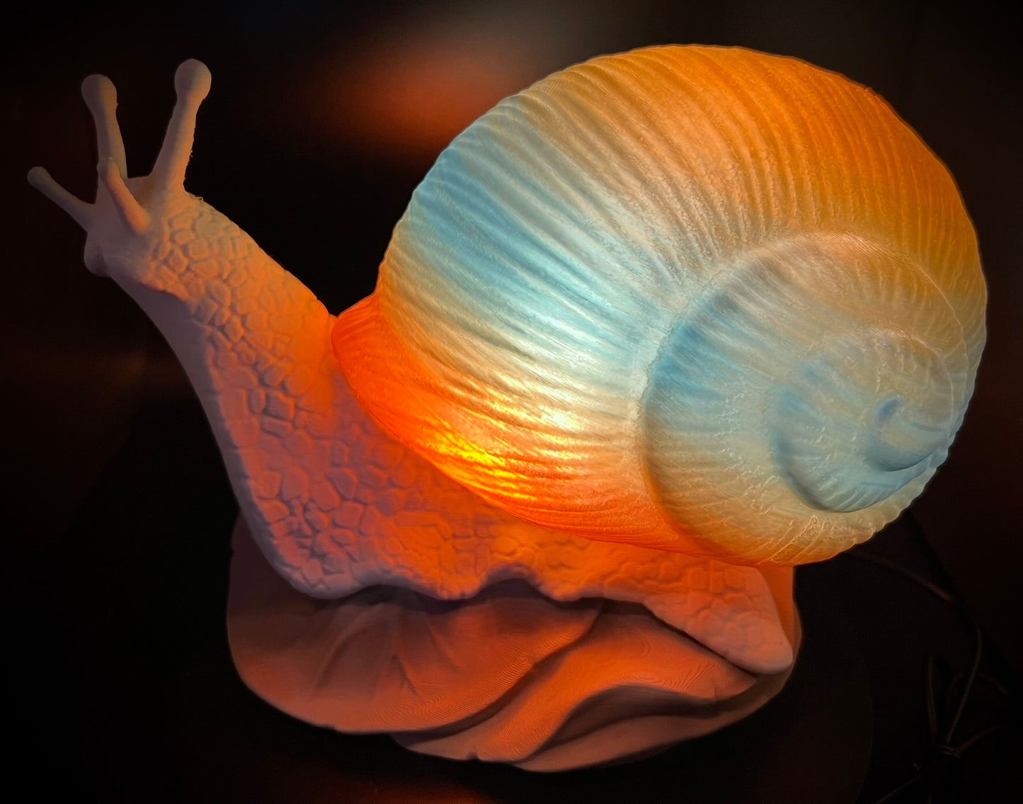 Enchanting Mesa Horizon Snail Lamp