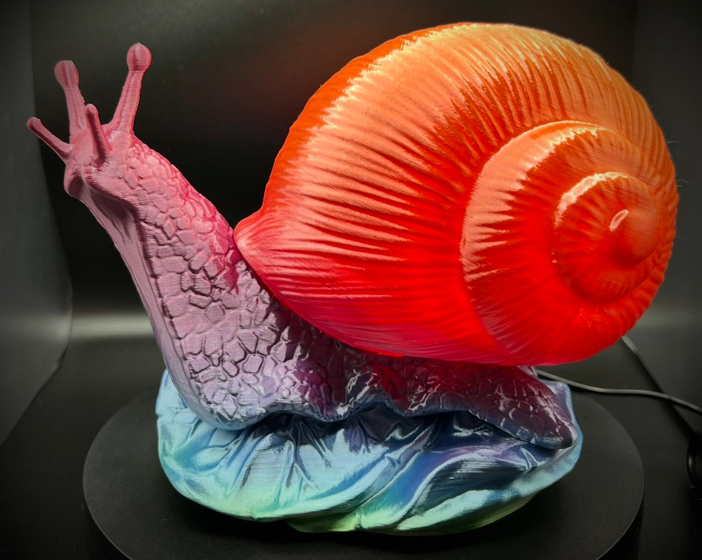 Enchanting Mimosa Tree Snail Lamp