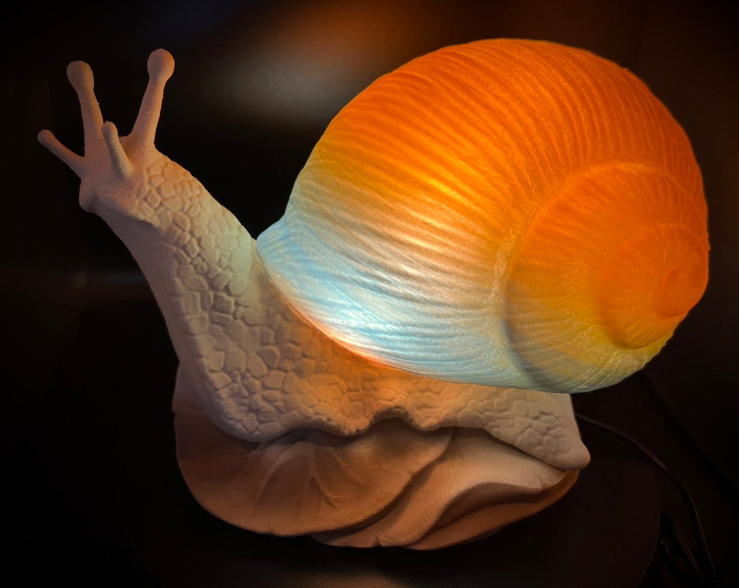 Enchanting Mesa Horizon Snail Lamp