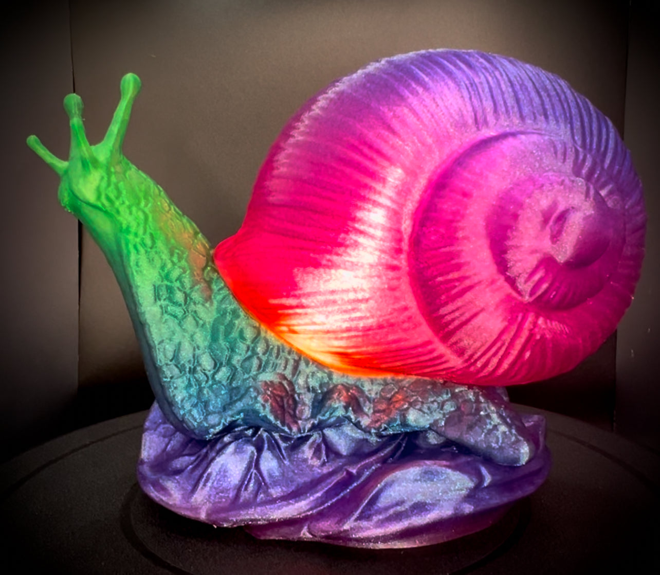 Enchanting Rainbow Snail Lamp *colorful options*