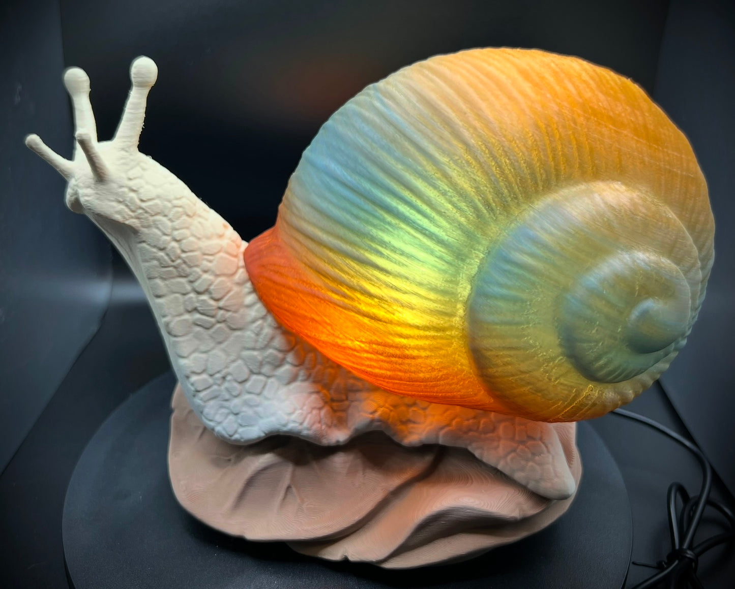 Enchanting Mesa Horizon Snail Lamp